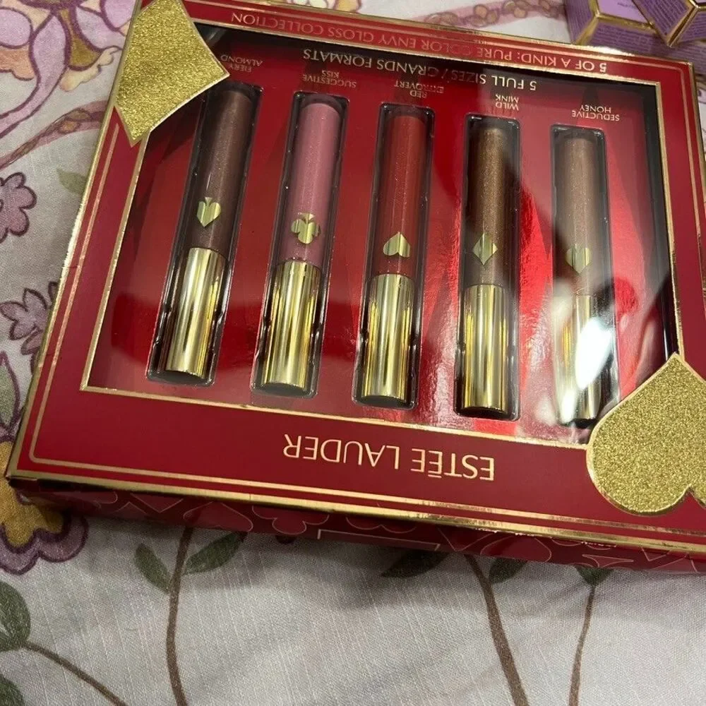 Estée Lauder 5 Of A Kind: Pure Color Envy Gloss Collection Set New In Box